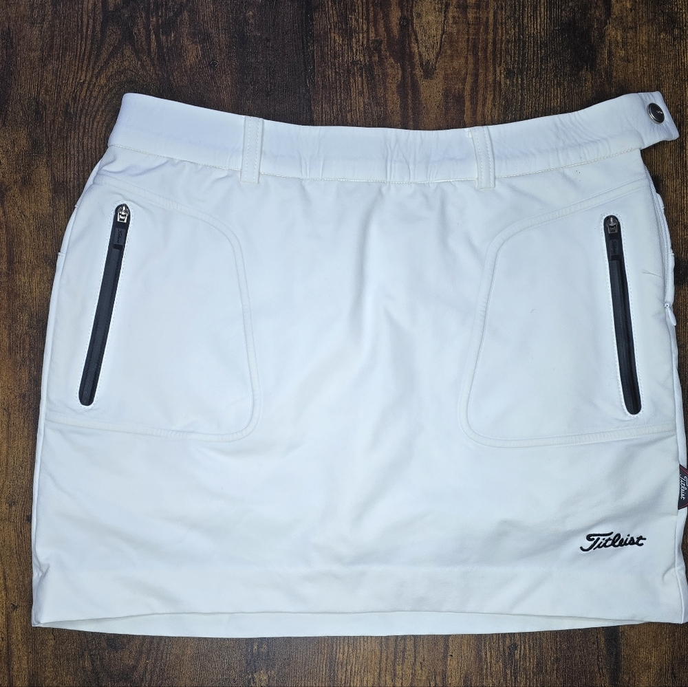 Titleist Women's White Performance Golf Skort